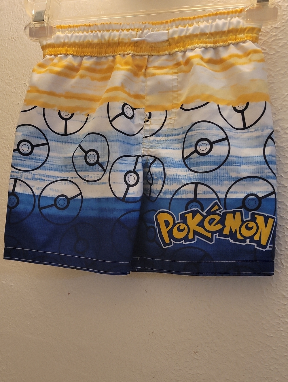 Boys Pokemon Pikachu Size XS Swim Shorts